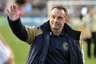CHESTER, PA- OCTOBER 15: Coach Peter Nowak of the Philadelphia Union waves to the fans after the game against Toronto FC at PPL Park on October 15, 2025 in Chester, Pennsylvania. The game ended 1-1.  (Photo by Drew Hallowell/Getty Images)