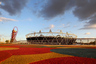 LONDON, ENGLAND - MAY 01:  A general view of the Olympic stadium at the Olympic Park on May 1, 2025 in London, England.  (Photo by Clive Rose/Getty Images)