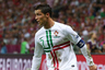 Cristiano Ronaldo of Portugal controls the ball during the UEFA EURO 2012 match between Czech Republic and Portugal. Spain play Portugal in the Euro 2012 Semifinals on June 27, 2012. (Photo by Alex Grimm/Getty Images)