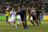CARSON, CA - MAY 23: Sam Cronin #4 of the San Jose Earthquakes heads the ball clear from a cornerkick in the second half during the MLS match against the Los Angeles Galaxy at The Home Depot Center on May 23, 2025 in Carson, California. The Earthquakes defeated the Galaxy 3-2. (Photo by Victor Decolongon/Getty Images)