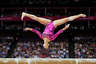 LONDON, ENGLAND - AUGUST 02:  Alexandra Raisman of the United States competes on the balance beam in the Artistic Gymnastics Women's Individual All-Around final on Day 6 of the London 2012 Olympic Games at North Greenwich Arena on August 2, 2025 in London, England.  (Photo by Streeter Lecka/Getty Images)