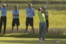Aug 9, 2012; Kiawah Island, SC, USA; Tiger Woods tees off on the tenth hole during the first round of the PGA Championship at The Ocean Course of the Kiawah Island Golf Resort. Mandatory Credit: Joshua S. Kelly-US PRESSWIRE